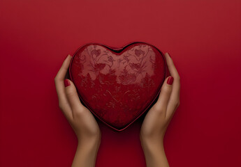 Fototapeta premium A Visual Journey Through Valentine's Day. AI generative.