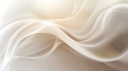 Obraz premium Elegant Beige Abstract Wave Design Background