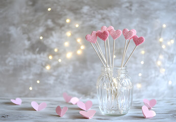 A Visual Journey Through Valentine's Day. AI generative.