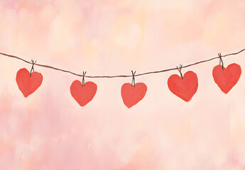 A Visual Journey Through Valentine's Day. AI generative.