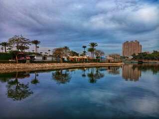 Fototapeta premium Maadi Island in Cairo in Egypt