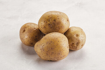 Fototapeta premium Young small raw baby potato