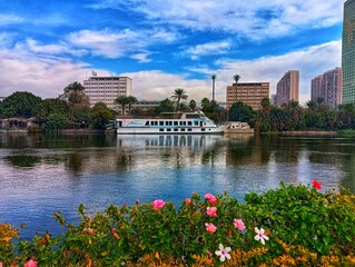 Maadi Island in Cairo in Egypt