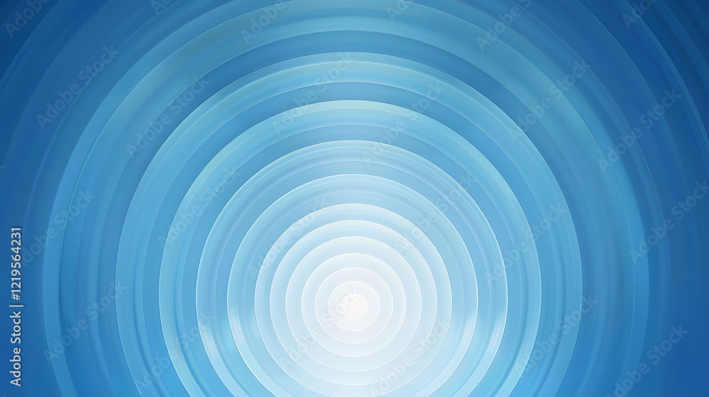 Poster light blue gradient background with a smooth, generative ai