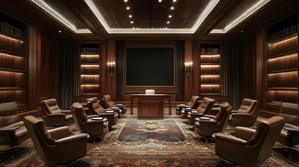 Opulent Home Theater Design: A Luxurious Cinema Experience