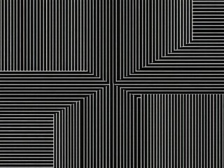 Abstract Geometric Pattern with Intersecting Lines