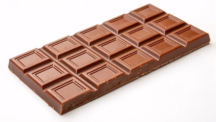 Fototapeta premium Smooth Chocolate Bar with Textured, Crumbly Interior