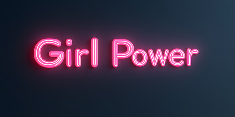 Obraz premium Pink neon sign spelling out 