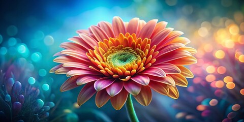 Vibrant Flower Macro Photography:  Perfect Background for Projects & Text