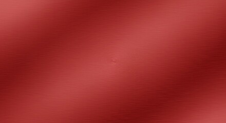 Fototapeta premium Red Brushed Metal Texture Background Deep Crimson Metallic Surface Pattern