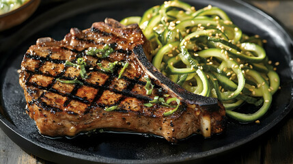 Sizzling Steak with Zucchini Noodles: A Delicious and Healthy Dinner