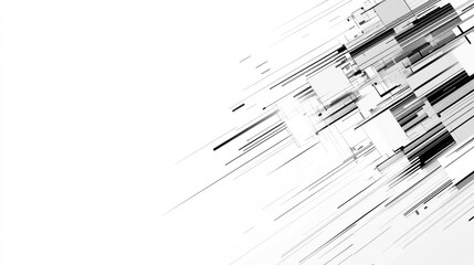 Abstract grayscale motion design, digital background