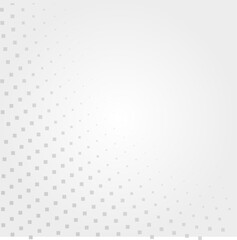 Gray Square Halftone Left Corner  Gradient Effect Vector  Background  