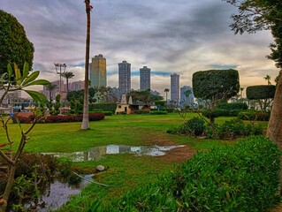 Maadi Island in Cairo in Egypt