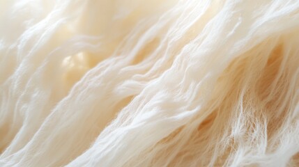 Obraz premium Soft Creamy White Fluffy Fabric Texture