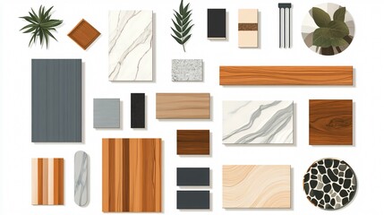 Interior Design Moodboard Material Board Inspiration