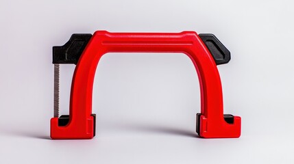Red Hand Saw Close-Up Product Photography