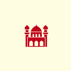 Ramadan logo icon flat vector design