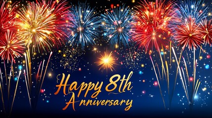 Happy 8th Anniversary! Celebrate with Fireworks!