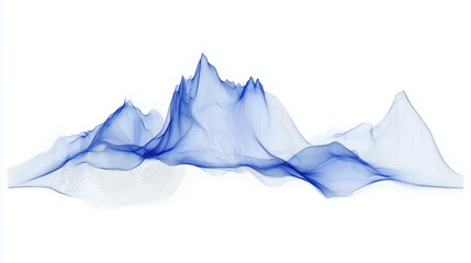 Obraz premium Dramatic black and white mountain landscape with mist, symbolizing adventure, mystery, and nature’s grandeur, Generative AI