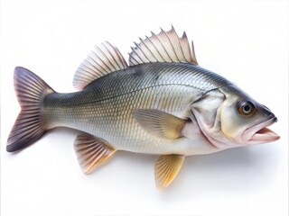 Fototapeta premium Fish on white background.