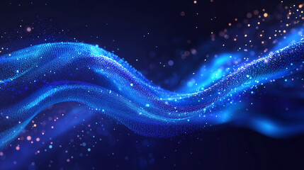 Abstract Technology Virtual Reality Futuristic Dot Background