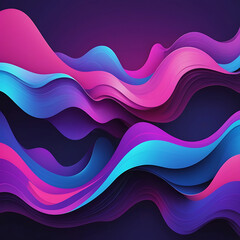 A vibrant gradient background with flowing neon pink, purple, and blue hues, blending seamlessly to create a dynamic and electric feel.