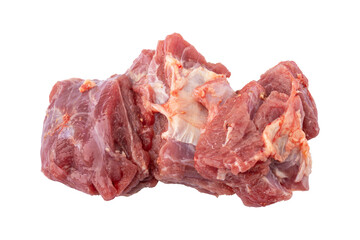 Raw beef  meat isolated on transparent background