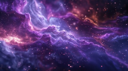 Background - Abstract Texture: Smooth Flowing Forms in Shades of Purple, Black, and Pink Resembling Water Movement or Thick Smoke, Perfect for Creative Projects and Fantasy Illustrations