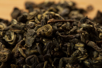 Chinese green tea, Zhen Lo, Jasmine snail.