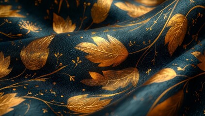 Naklejka premium Floral designs capturing the essence of watercolor art. Opulent botanical elements with a background or wallpaper design, ideal for prints and invitations, postcards. A bright green-gold palette