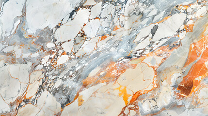 Fototapeta premium Luxury colorful Calacatta marble stone texture, generative ai