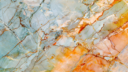 Luxury colorful statuario marble stone texture, intricately veined patterns, generative ai