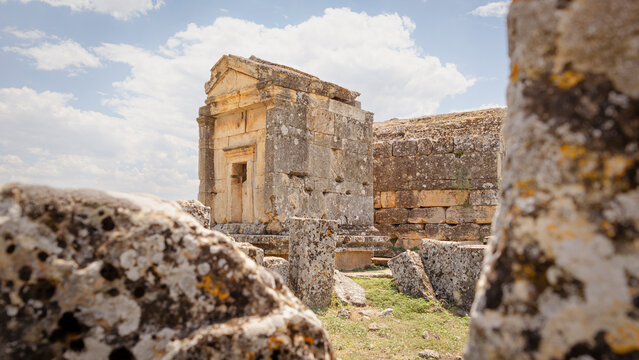 Hierapolis is an ancient city located in Pamukkale and operated as one of the features of the main historical Cybele cult during the Phrygian period.