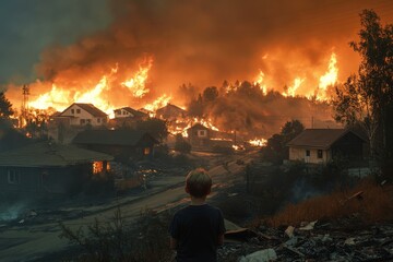 Heartbreaking wildfires engulf homes and communities, leaving a devastating, longlasting impact on vulnerable children, families, and the environment, with recovery expected to take years