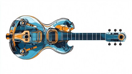 Harmonious Music Instrument Design with Sound Melody in Artistic Musical Representation