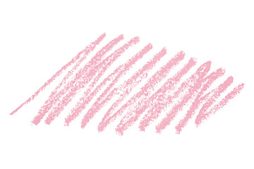 Colored pencils, hand-painted colored pencils on a white background.