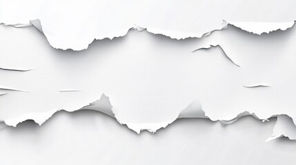 Elegantly Torn Paper Background with White Text Space