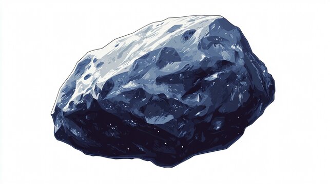 Asteroid Presentation Illustration: Informative Wide Angle View - Powered by Adobe