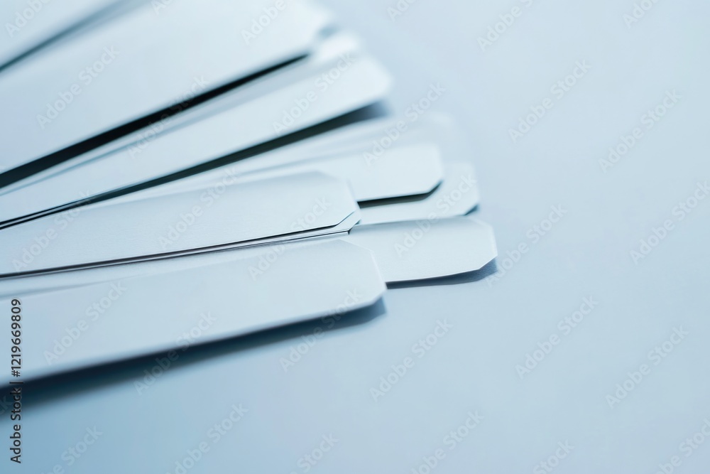 Aufkleber a close-up view of multiple knives arranged on a table surface
