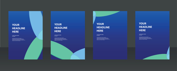 Modern presentation slide templates. Infographic elements template set for web, print, annual report brochure, magazine, business flyer leaflet marketing and advertising template. Vector Illustration.