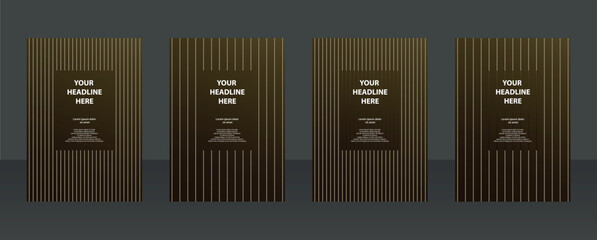 Modern presentation slide templates. Infographic elements template set for web, print, annual report brochure, magazine, business flyer leaflet marketing and advertising template. Vector Illustration.