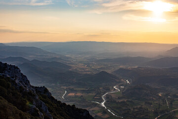 Sunset Valley in Sardinia