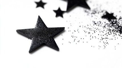 Obraz premium A detailed view of a star on a white background