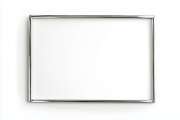Obraz premium metal frame on white background