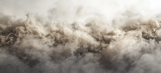 Abstract smoky texture with dynamic swirling patterns in neutral tones