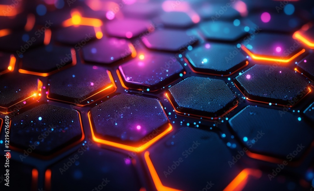 Poster network lines connecting streams