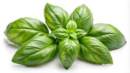 Fototapeta premium Fresh Basil Sprig