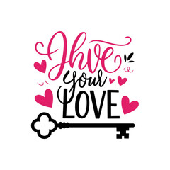 Valentine Day Typography T Shirt Design