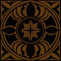 decorative geometric creative illustration pattern